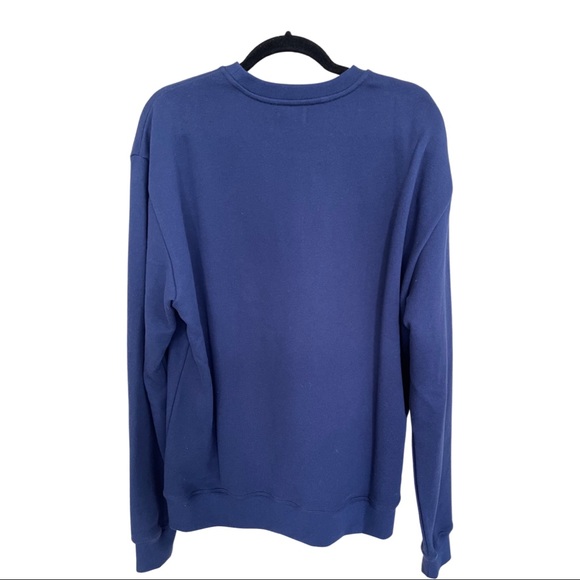 Men’s John Elliot Navy Oversized Pullover Sweatshirt - Size Medium - Picture 2 of 6